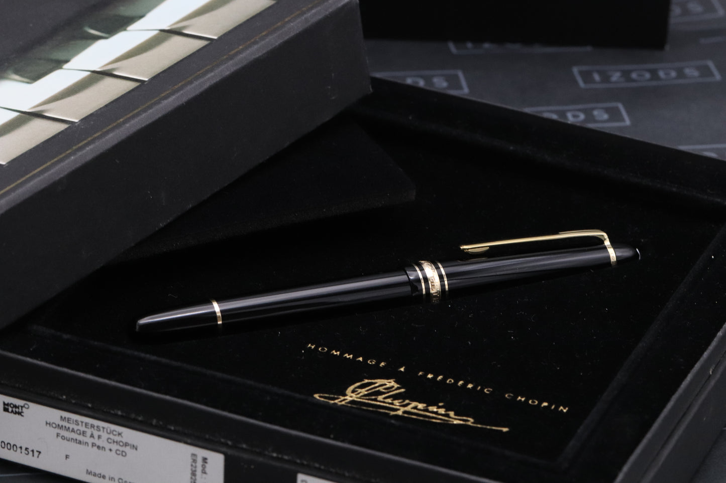 Montblanc Meisterstuck Chopin Classique Gold Coated Fountain Pen - Fine Nib