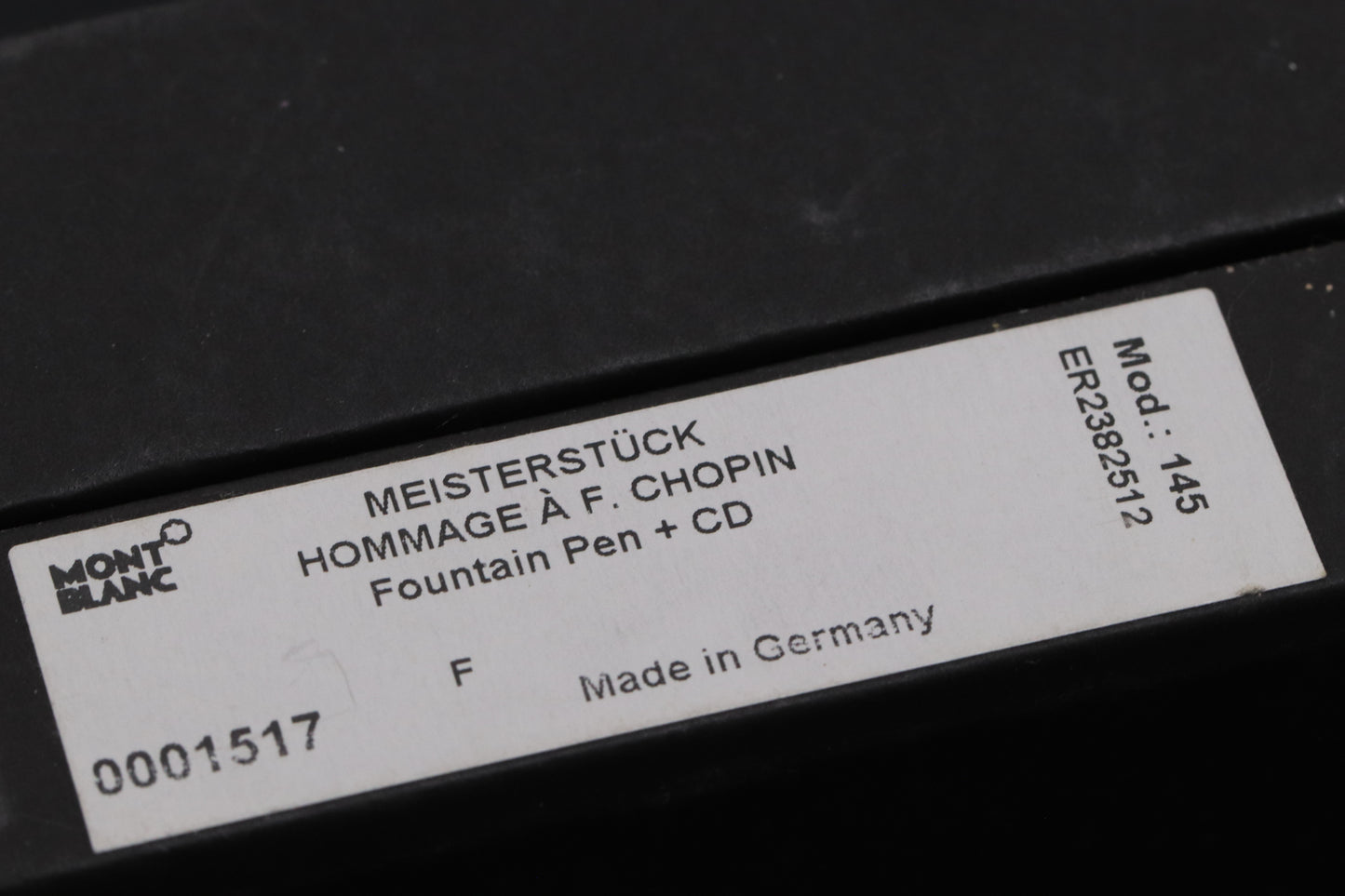 Montblanc Meisterstuck Chopin Classique Gold Coated Fountain Pen - Fine Nib
