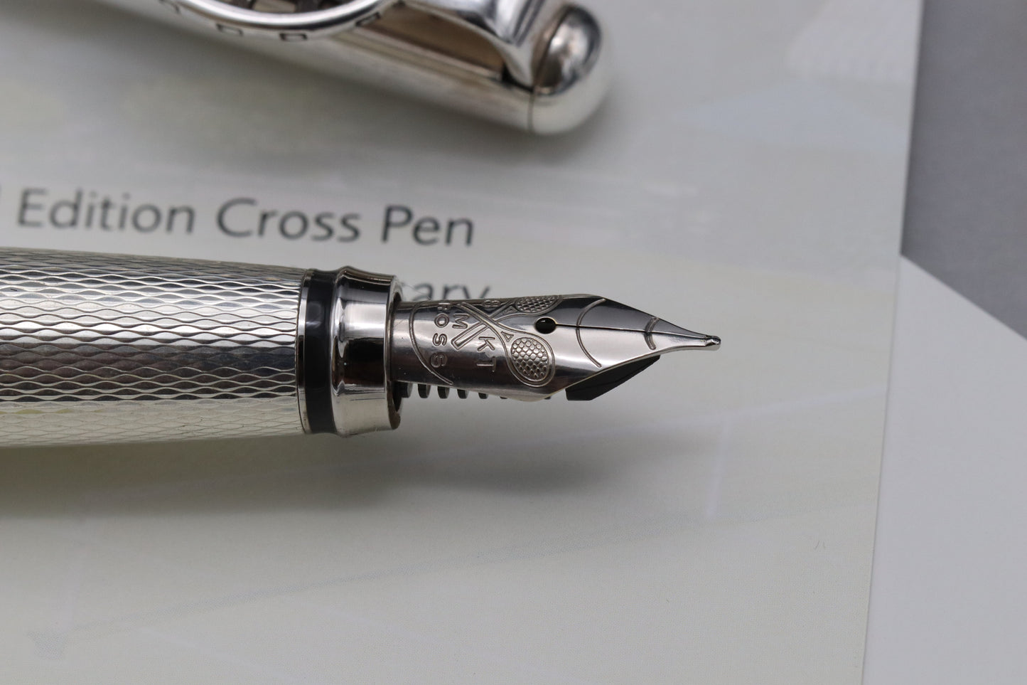 Cross 50 Years of the Tennis Hall of Fame Silver LE Fountain Pen