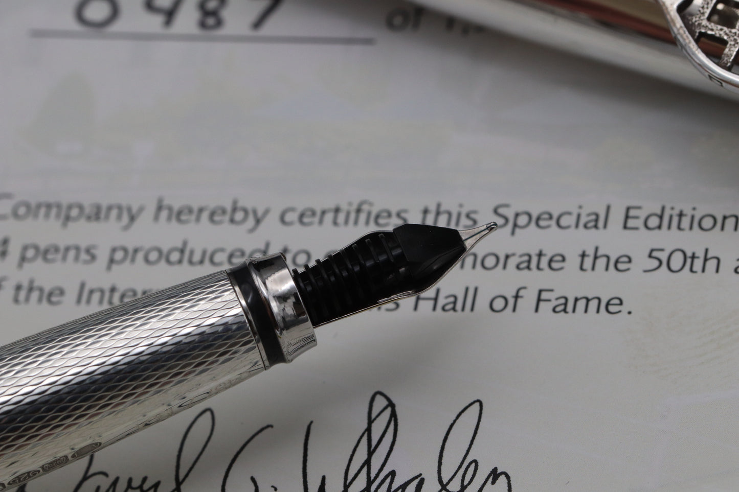Cross 50 Years of the Tennis Hall of Fame Silver LE Fountain Pen