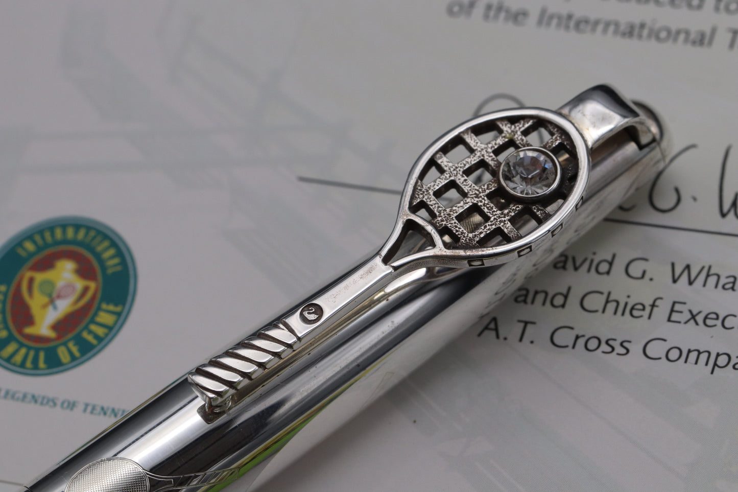 Cross 50 Years of the Tennis Hall of Fame Silver LE Fountain Pen