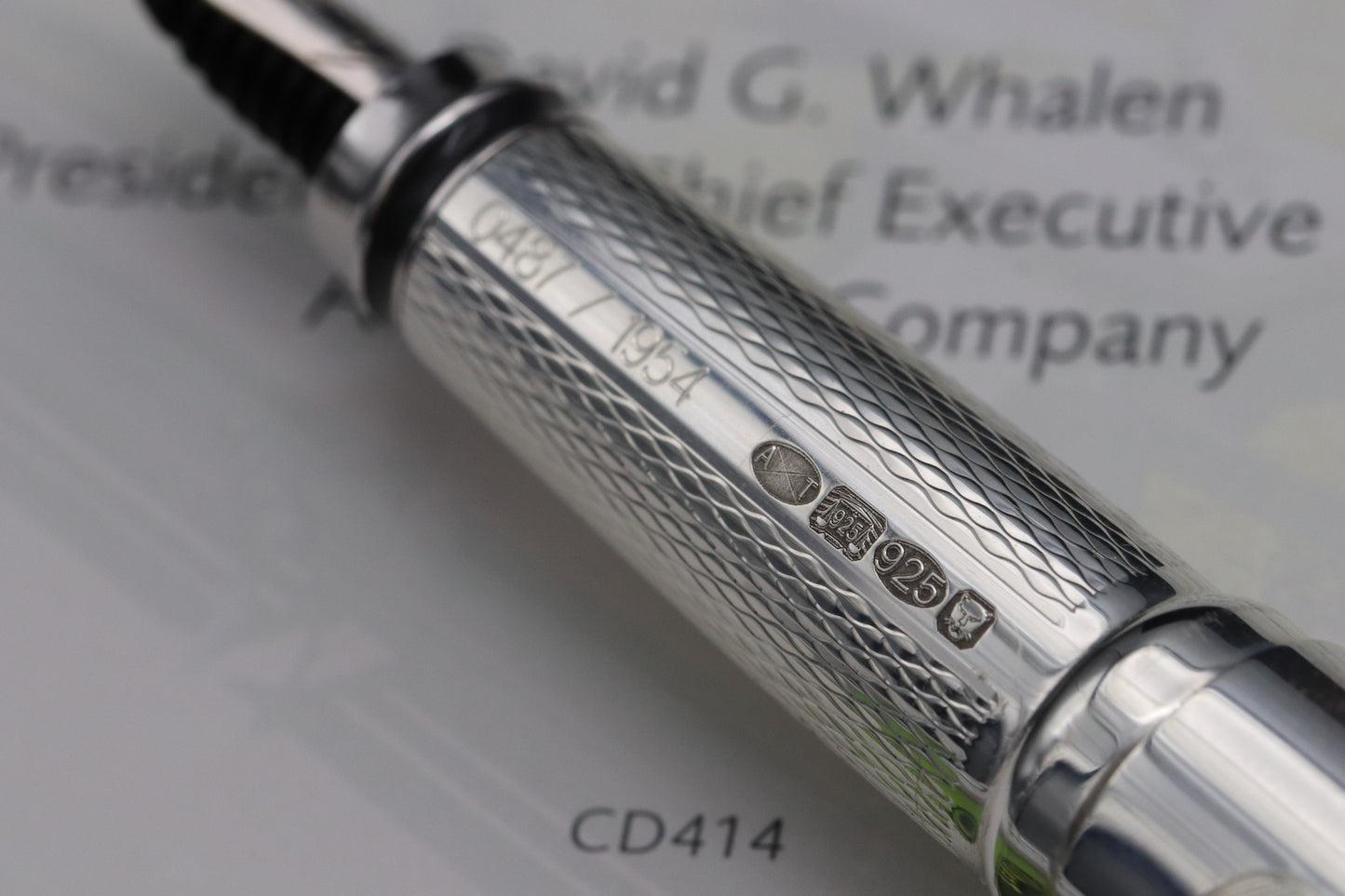 Cross 50 Years of the Tennis Hall of Fame Silver LE Fountain Pen