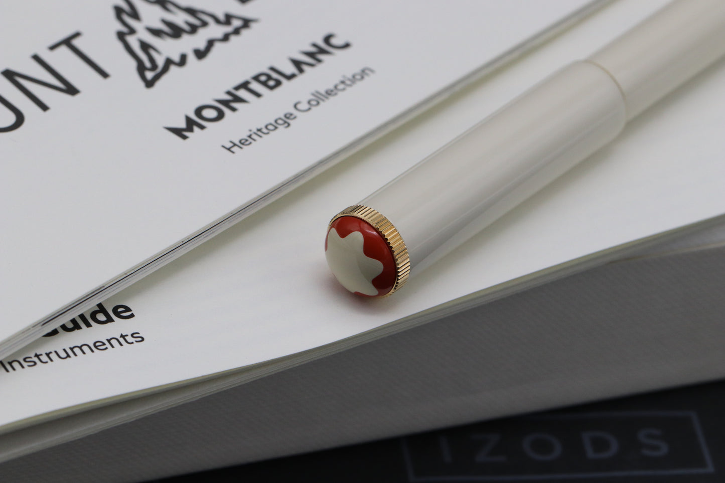Montblanc Heritage Rouge et Noir Baby Ivory-Resin Rollerball Pen