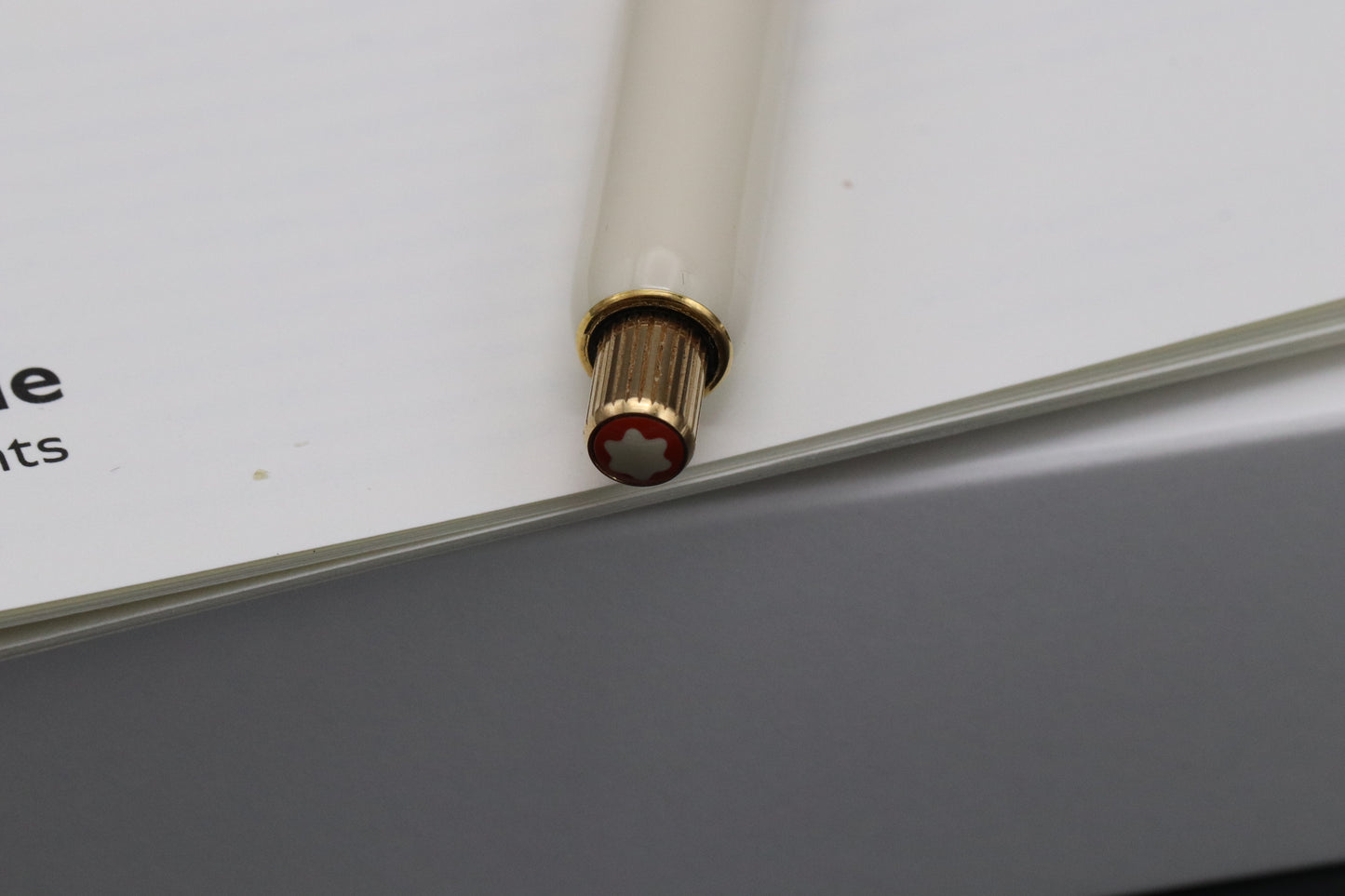 Montblanc Heritage Rouge et Noir Baby Ivory-Resin Ballpoint Pen