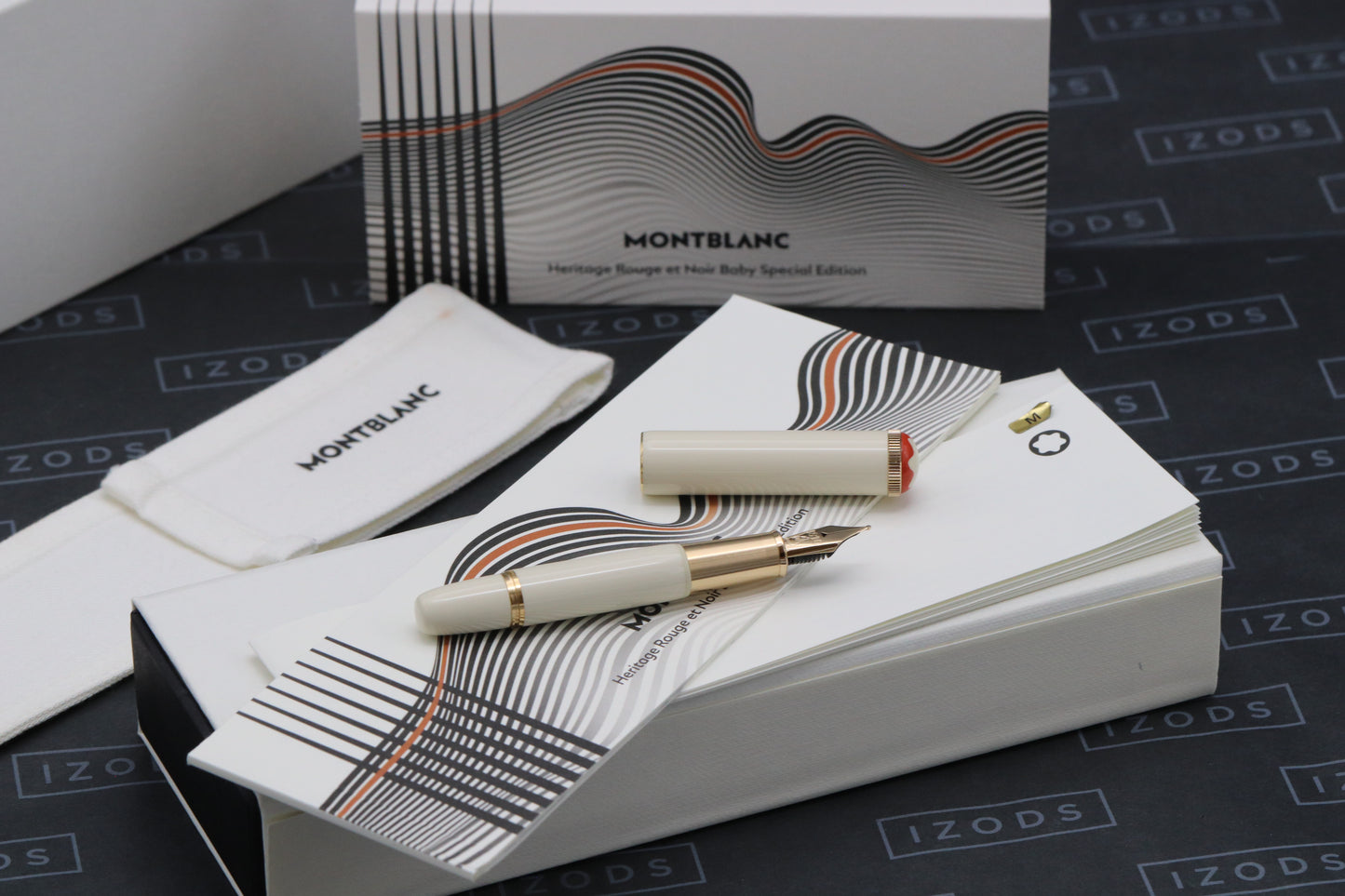 Montblanc Heritage Rouge et Noir Baby Ivory-Resin Fountain Pen