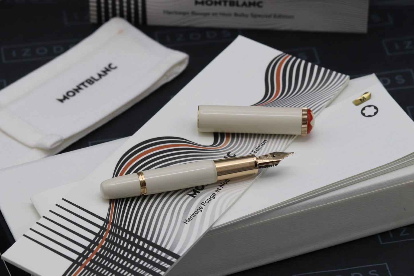 Montblanc Heritage Rouge et Noir Baby Ivory-Resin Fountain Pen