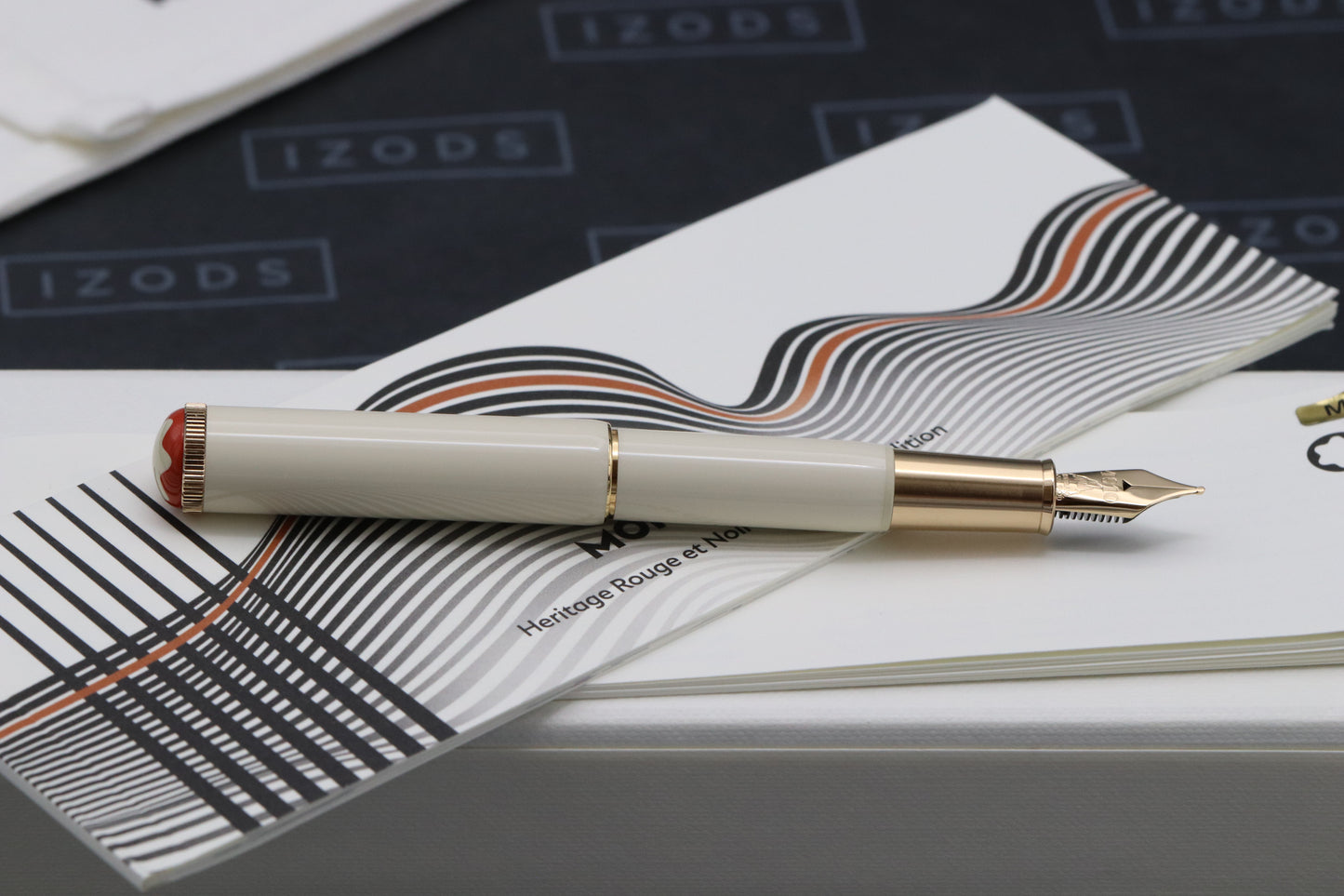 Montblanc Heritage Rouge et Noir Baby Ivory-Resin Fountain Pen