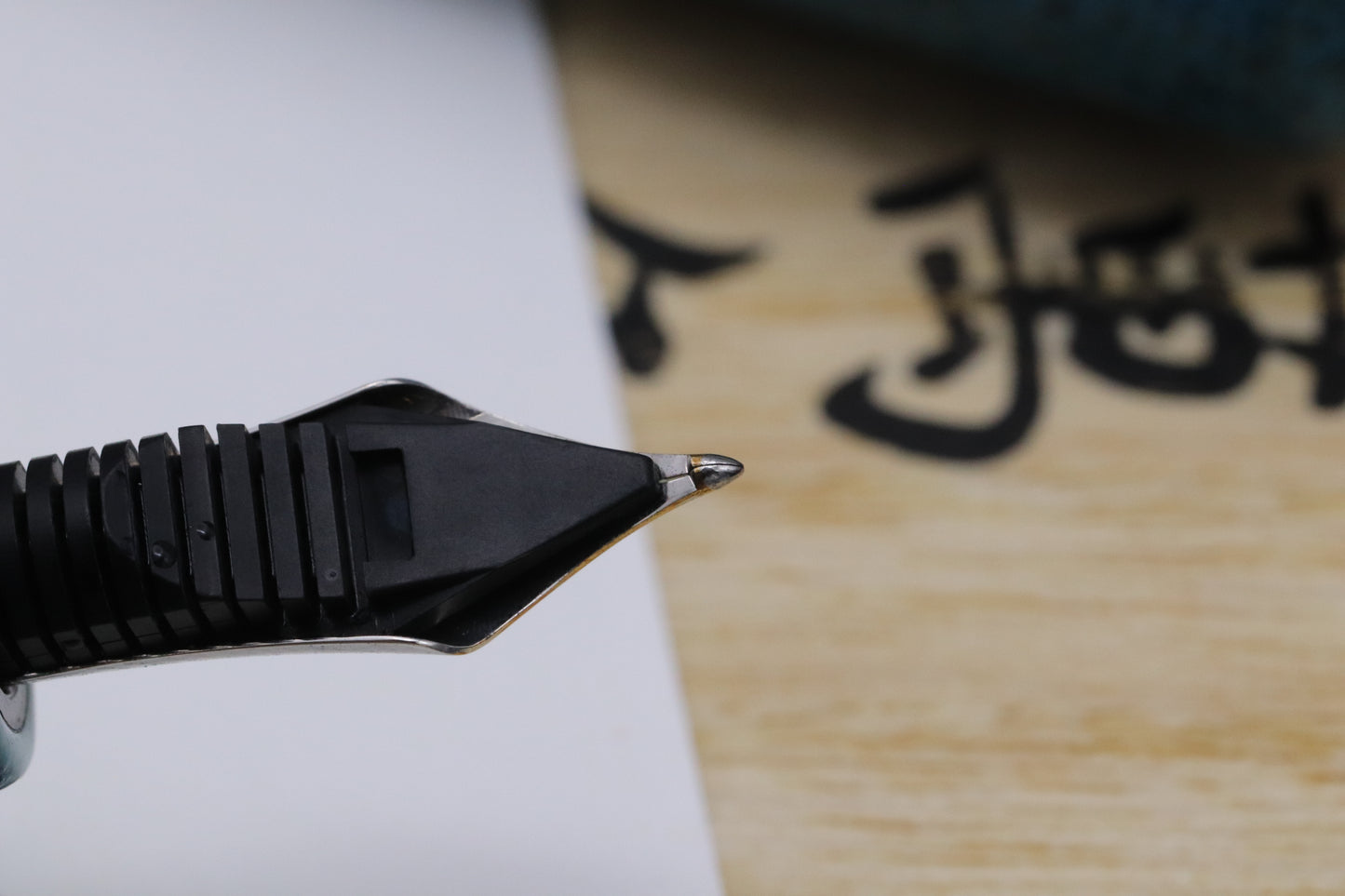 Nakaya Dorsal Fin 1 Midori Ishime Fountain Pen - Yukio Nagahara Nib Grind