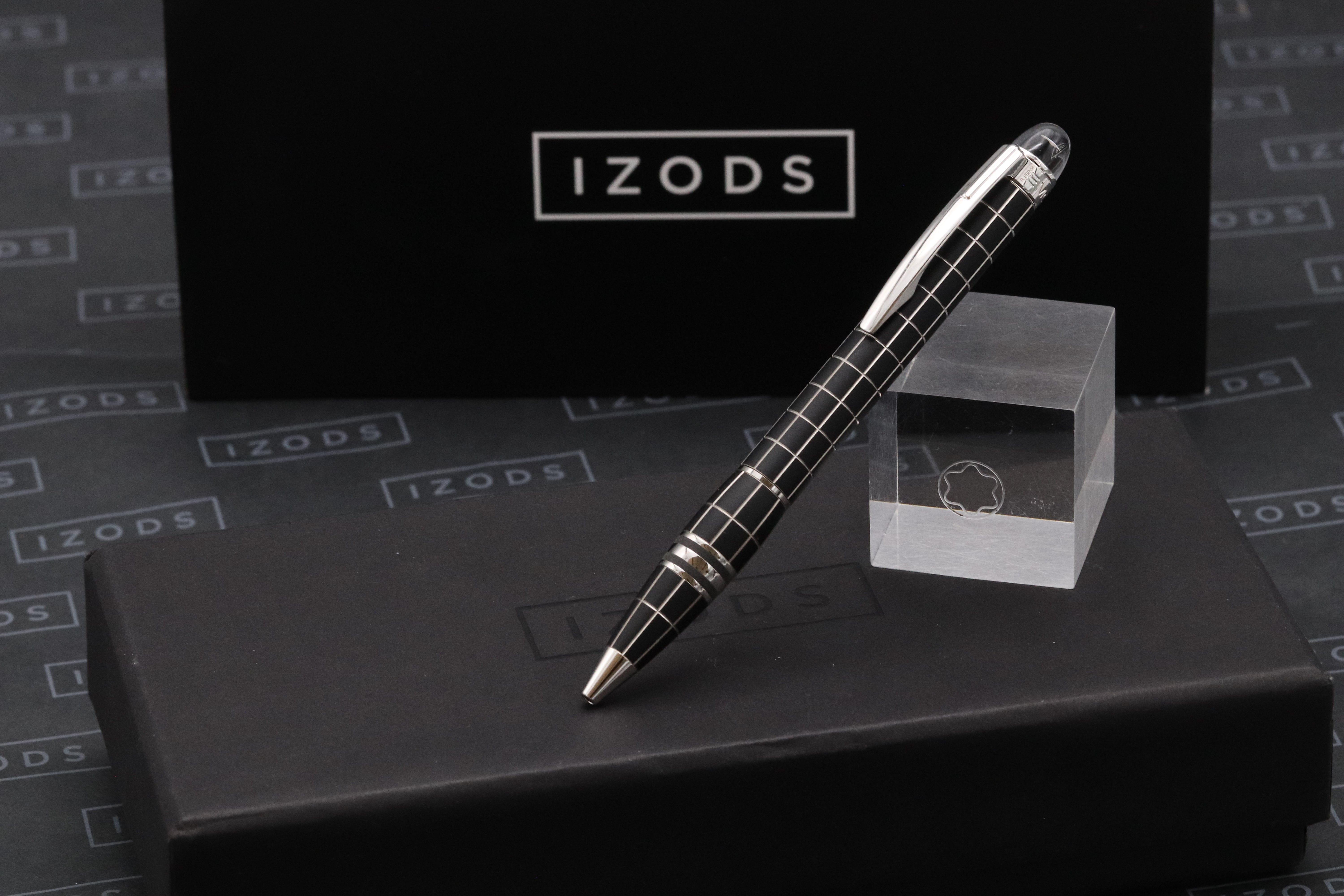 Montblanc Starwalker Rubber Platinum Ballpoint Pen – IZODS
