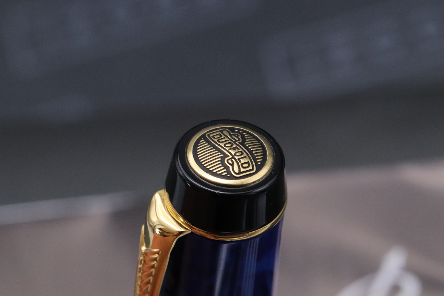 Parker Duofold International Blue Lapis Fountain Pen
