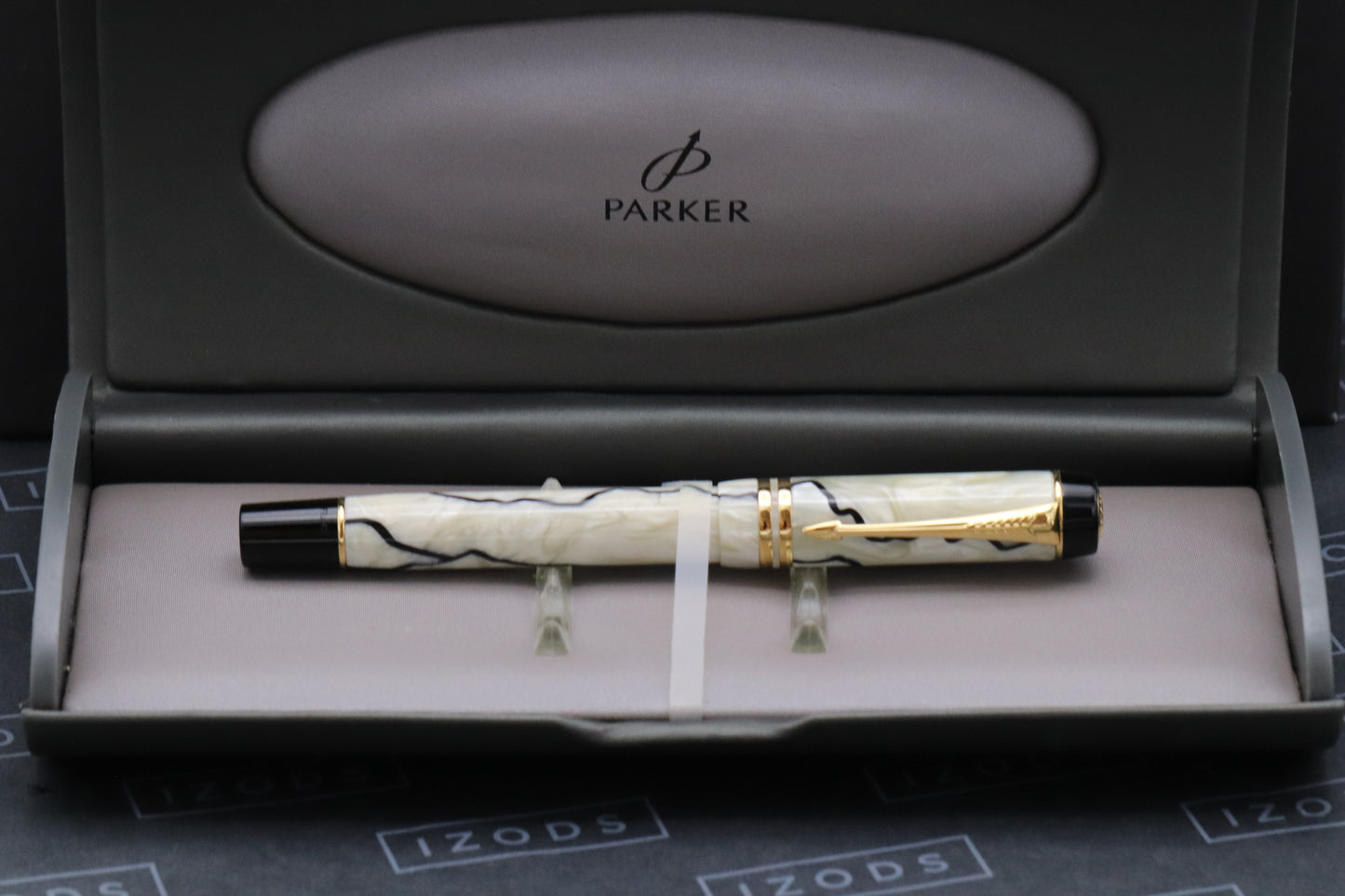 Parker Duofold International MK2 Black and Pearl Fountain Pen