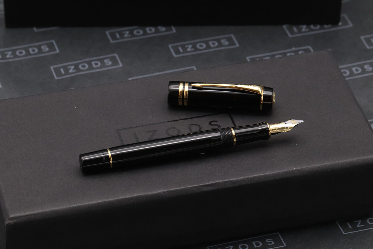 Parker Duofold International Black GT Fountain Pen