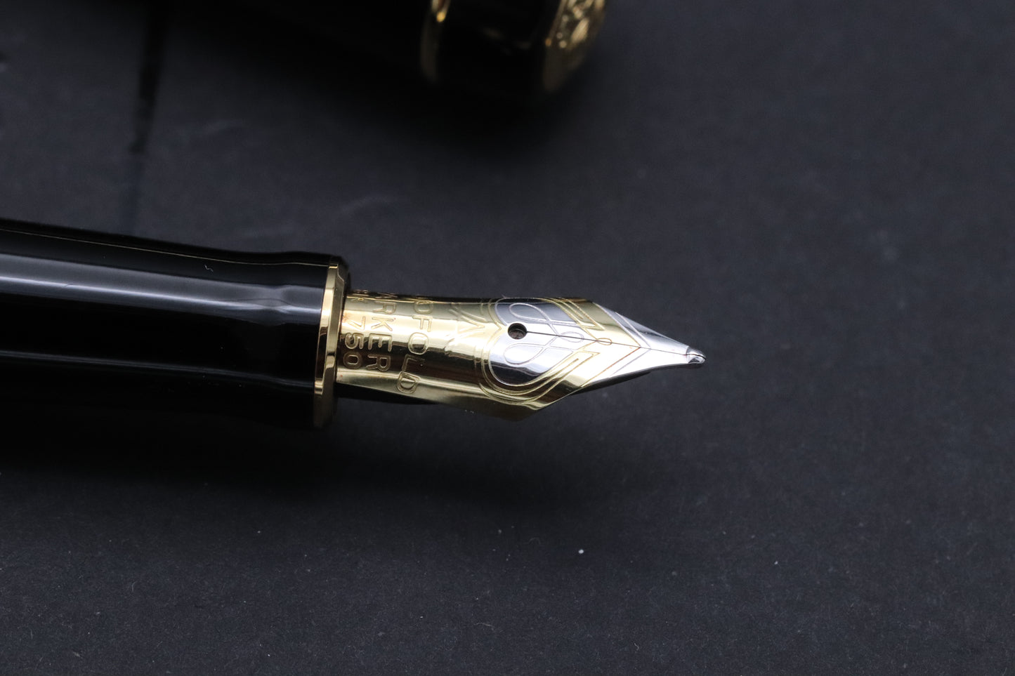 Parker Duofold International Black GT Fountain Pen