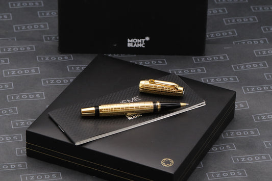 Montblanc Boheme Citrine Gold Plated Rollerball / Fineliner Pen - UNUSED