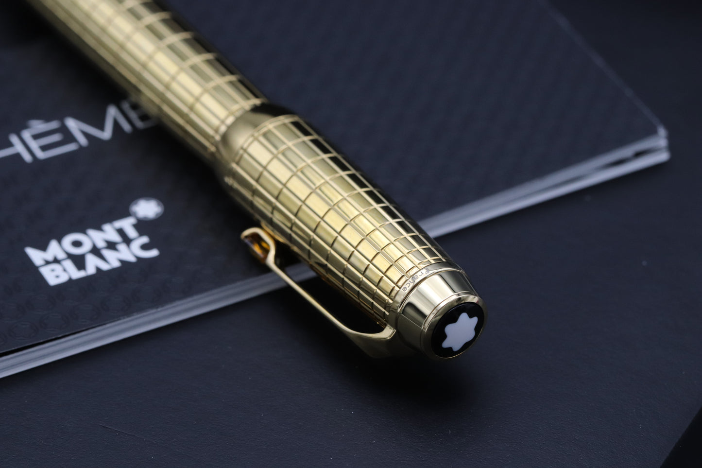 Montblanc Boheme Citrine Gold Plated Rollerball / Fineliner Pen - UNUSED
