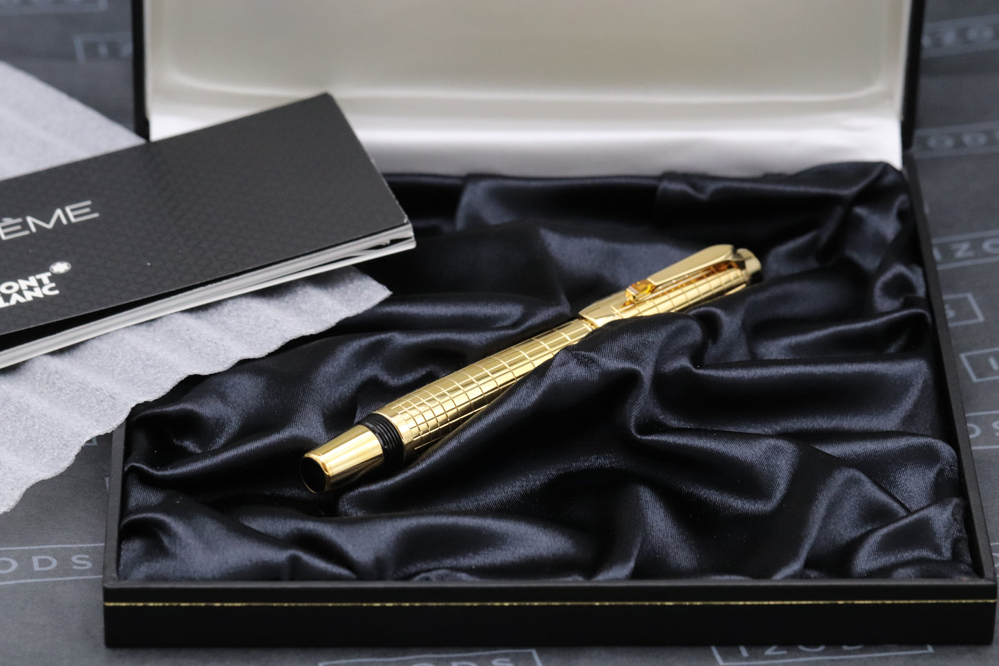 Montblanc Boheme Citrine Gold Plated Rollerball / Fineliner Pen - UNUSED