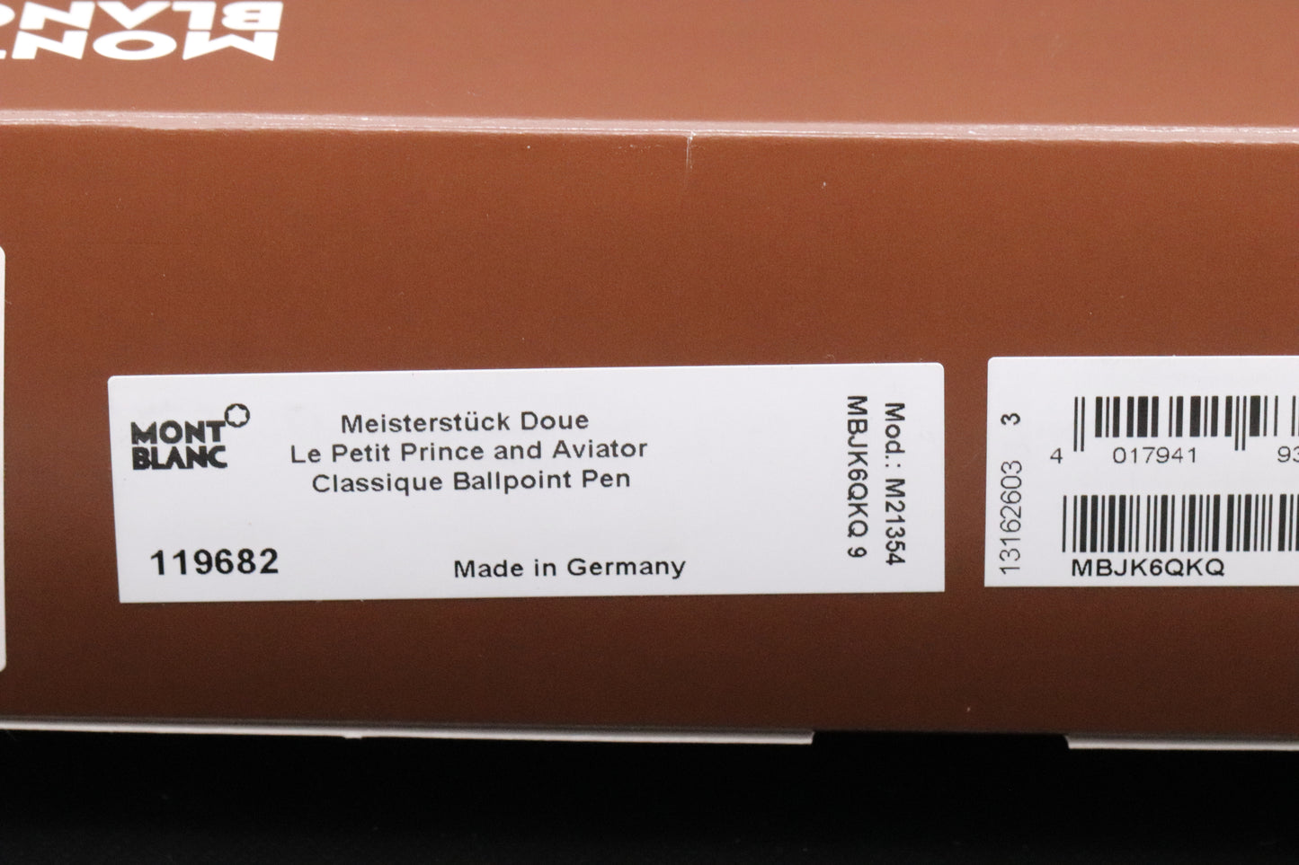 Montblanc Meisterstuck Classique Le Petit Prince Aviator Doue Ballpoint Pen - UNUSED