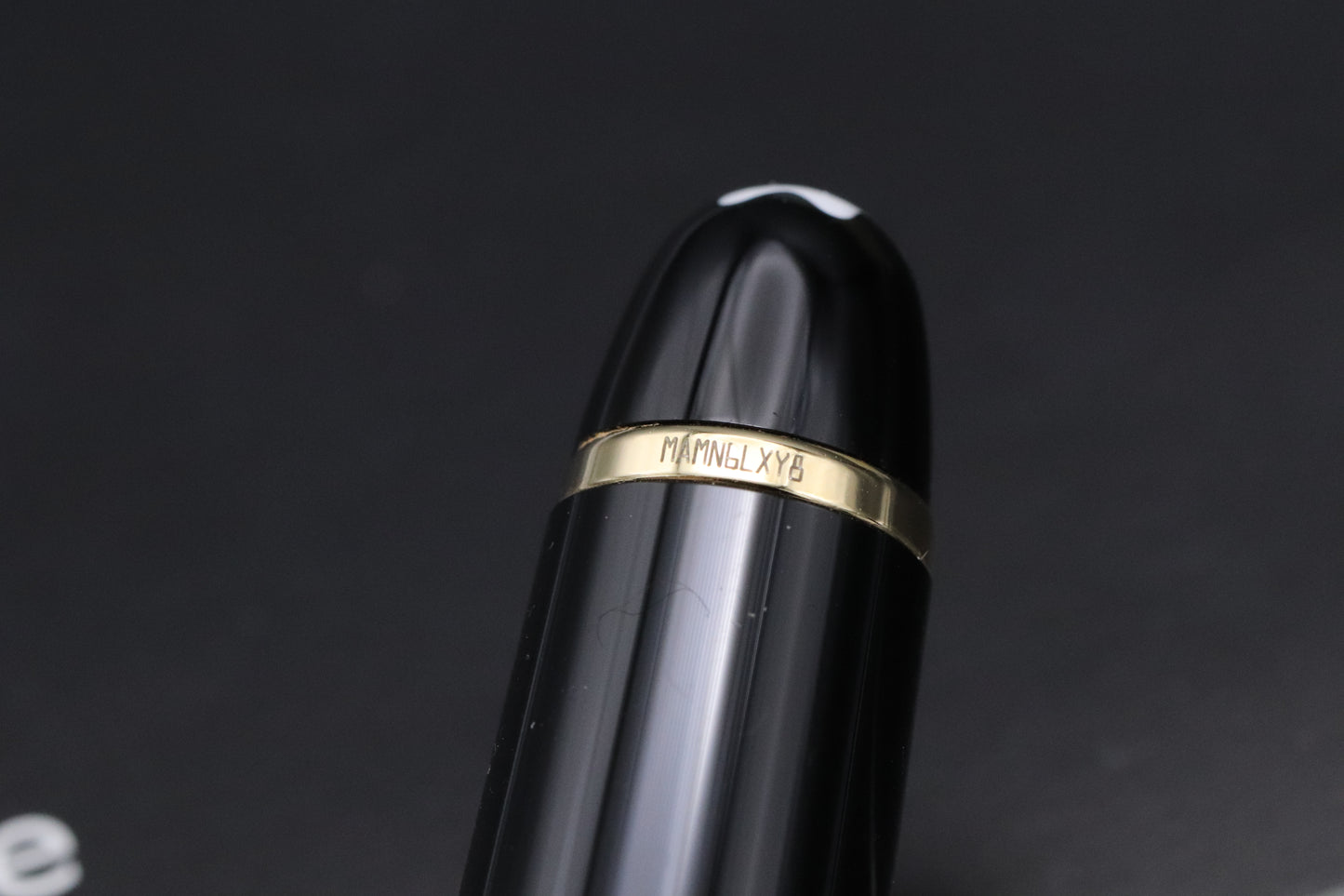 Montblanc Meisterstuck 145 Classique Gold Coated Fountain Pen - UNUSED - Engraved Cap