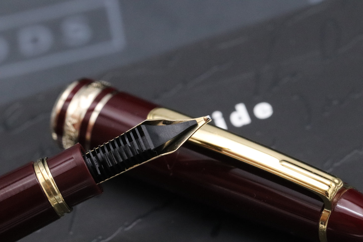 Montblanc Meisterstuck 114 Mozart Bordeaux Fountain Pen