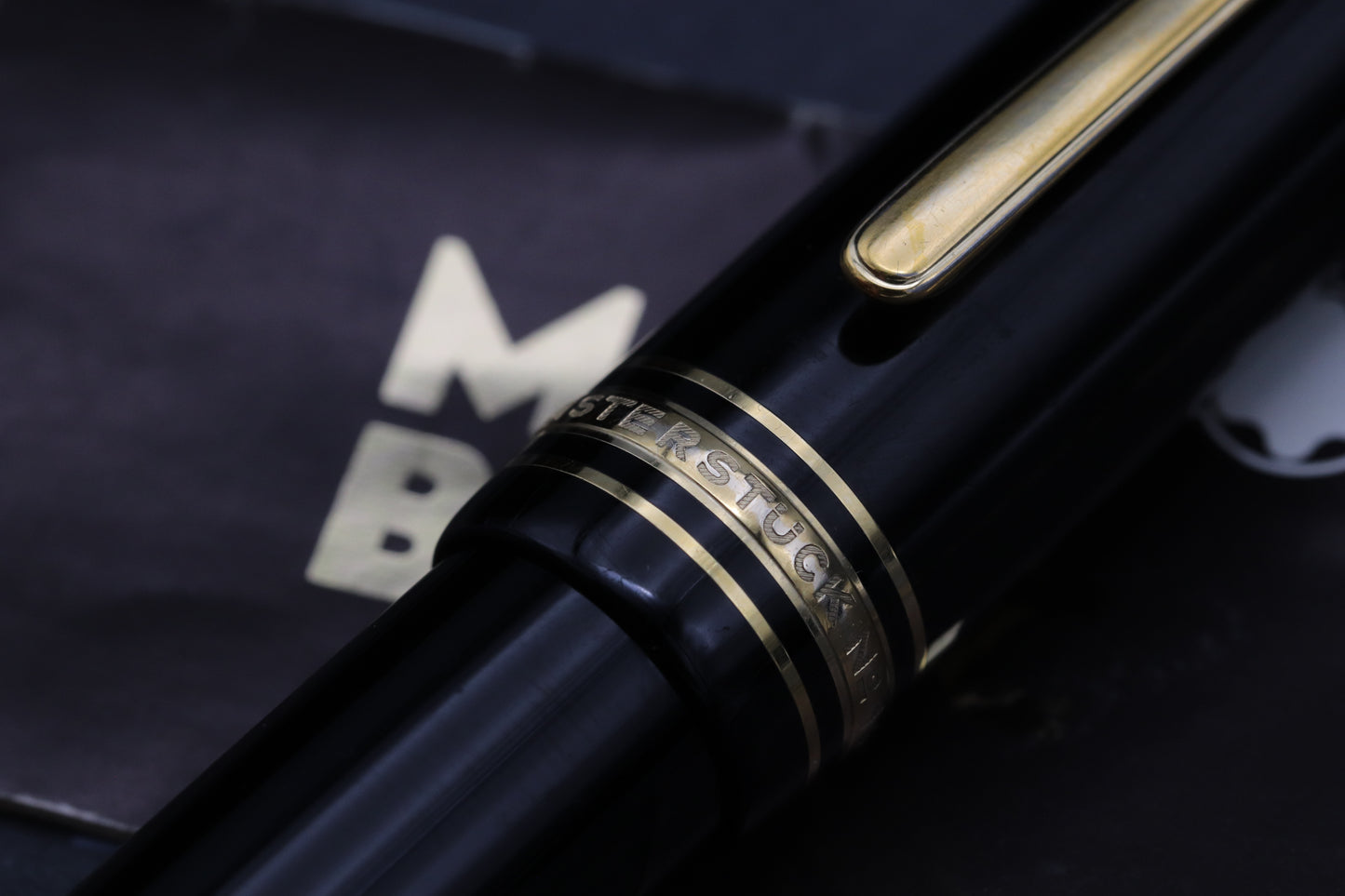 Montblanc Meisterstuck 149 Gold-Coated Fountain Pen - Broad Nib