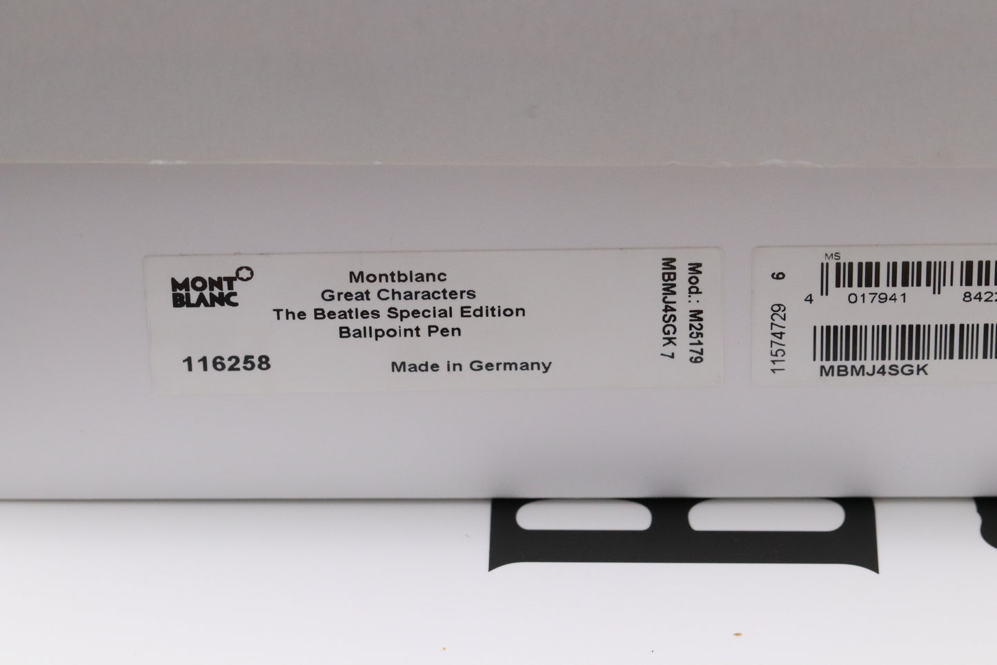 Montblanc Great Characters The Beatles Special Edition Ballpoint Pen - UNUSED