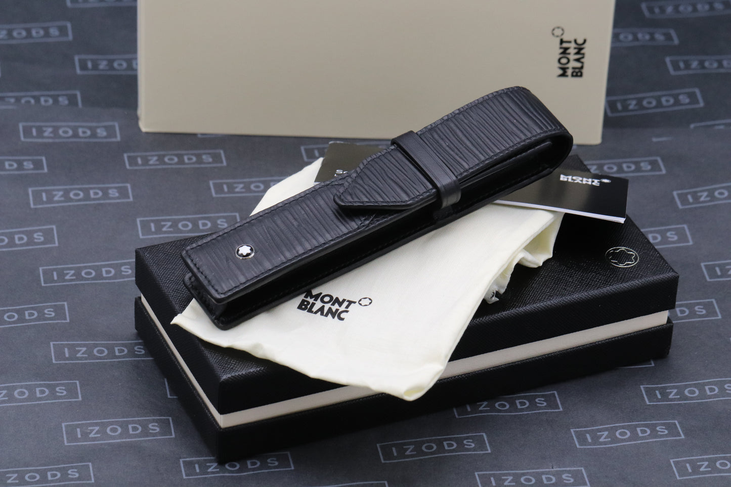 Montblanc One Pen Black Leather Pouch