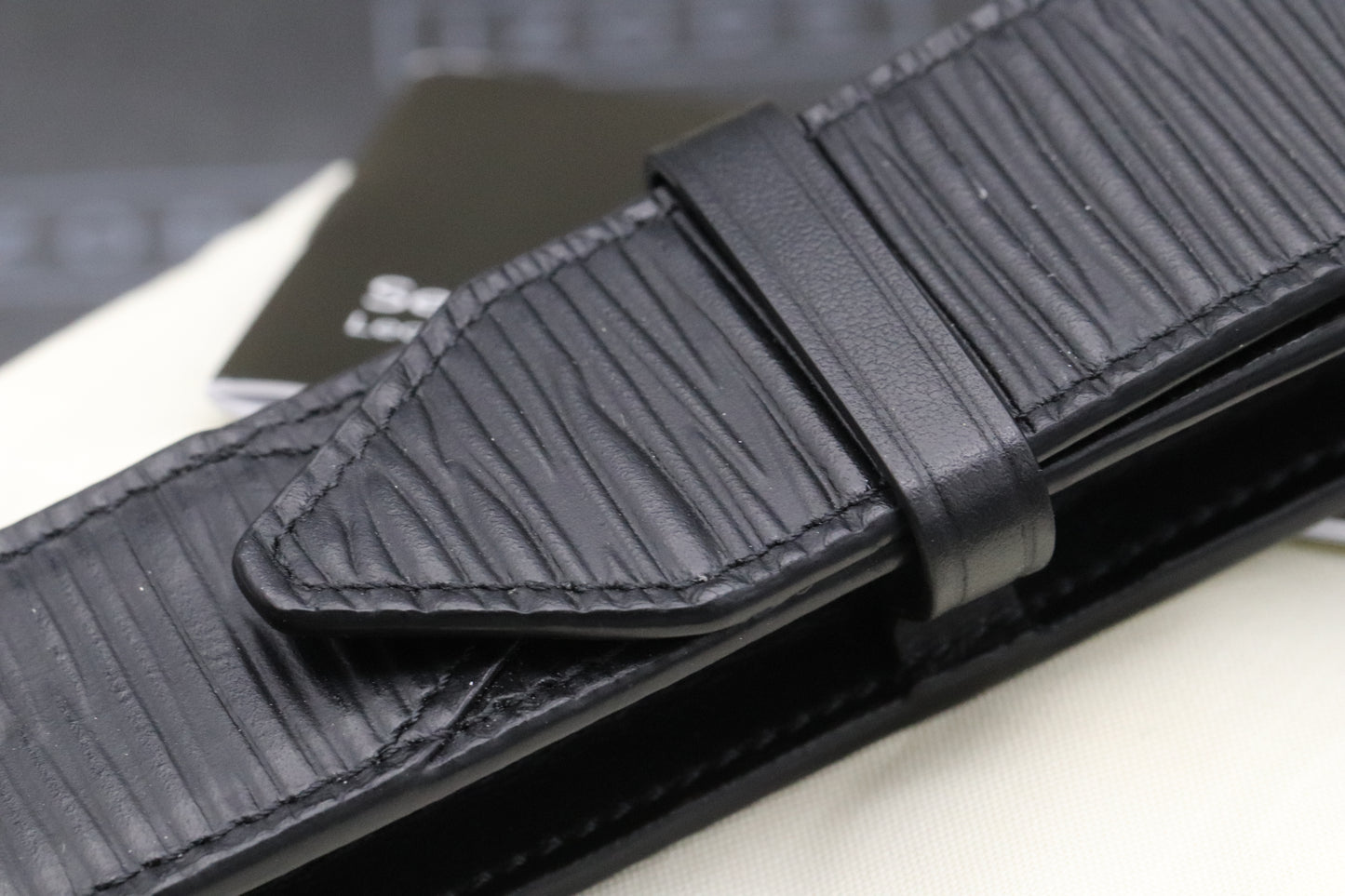 Montblanc One Pen Black Leather Pouch
