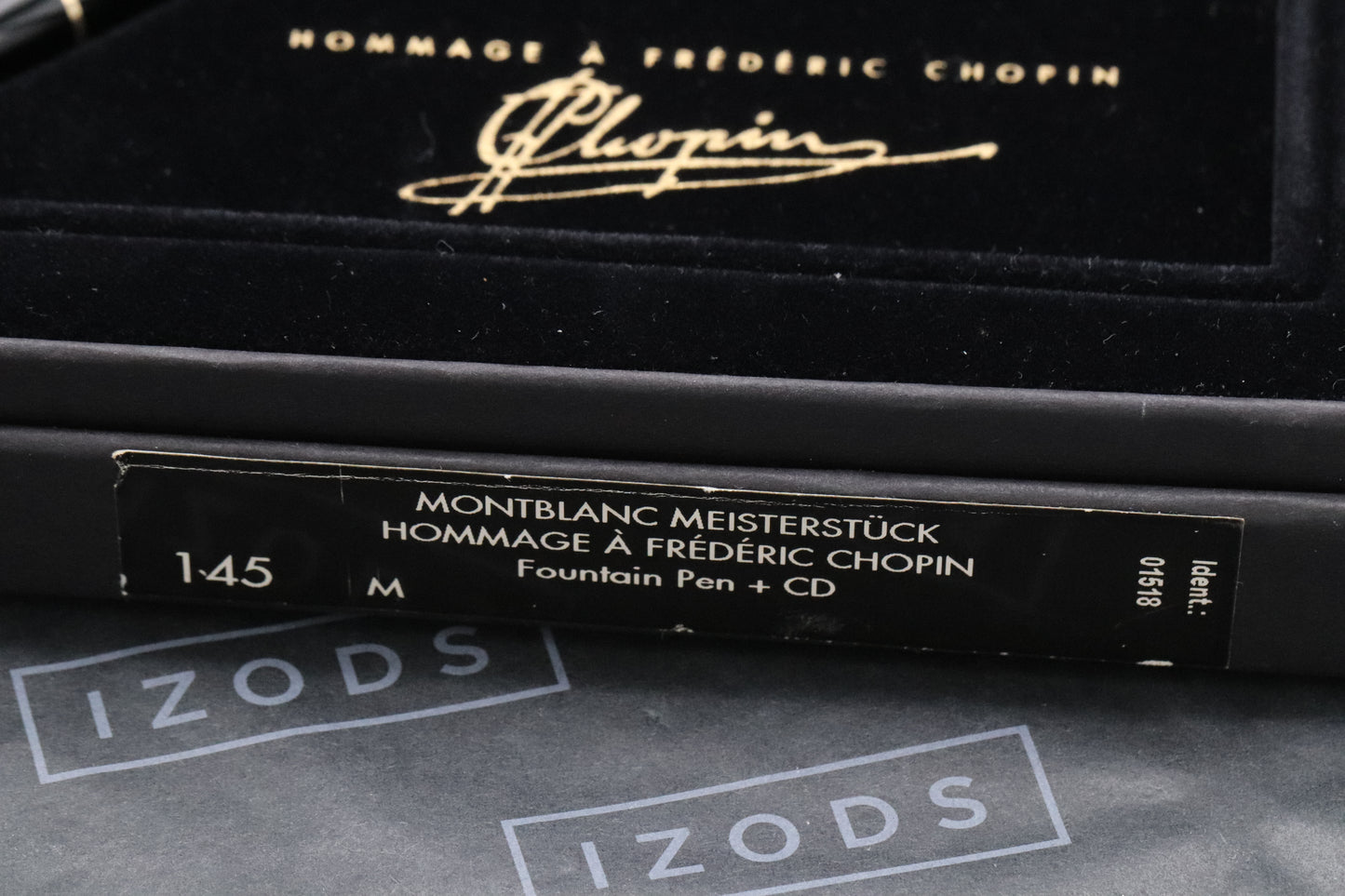 Montblanc Meisterstuck Chopin Classique Gold Line Fountain Pen