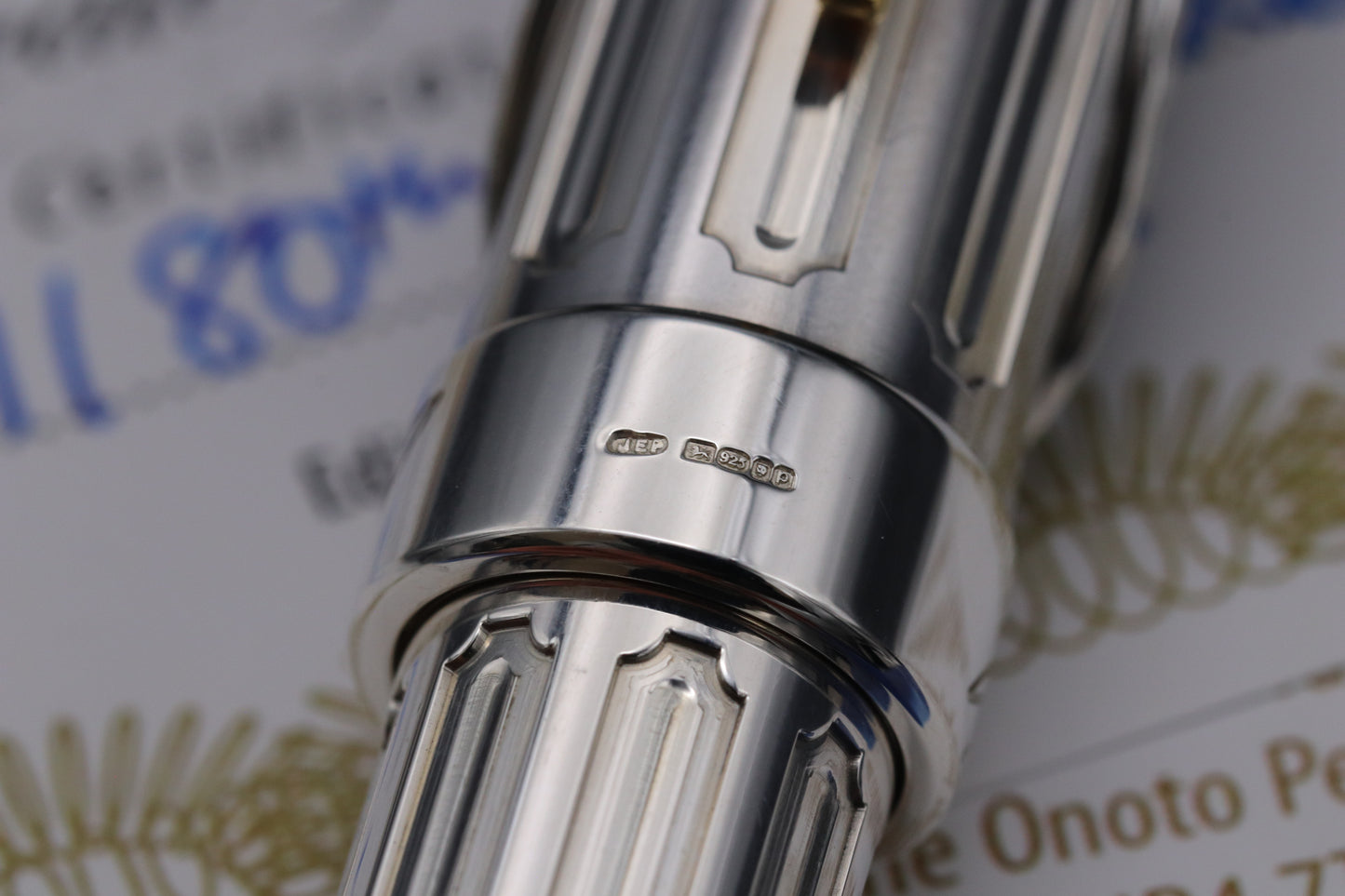 Onoto William Hill 80th Ann. Sterling Silver Limited Edition 25 Fountain Pen