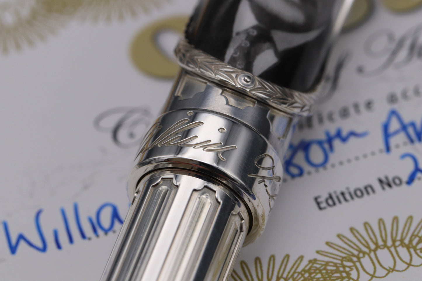 Onoto William Hill 80th Ann. Sterling Silver Limited Edition 25 Fountain Pen