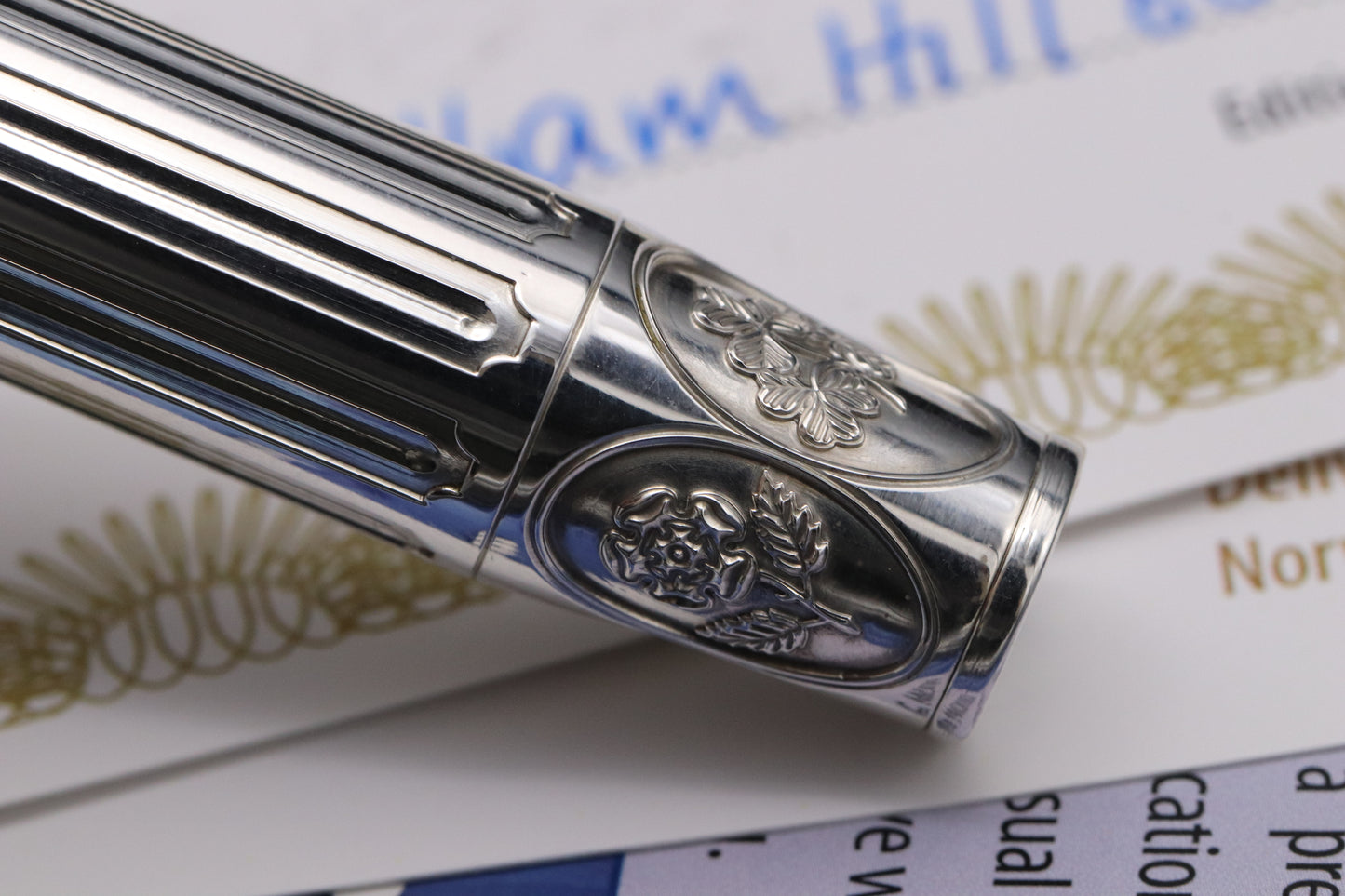 Onoto William Hill 80th Ann. Sterling Silver Limited Edition 25 Fountain Pen