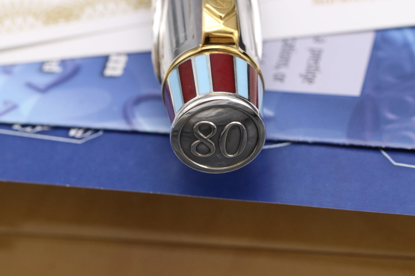 Onoto William Hill 80th Ann. Sterling Silver Limited Edition 25 Fountain Pen