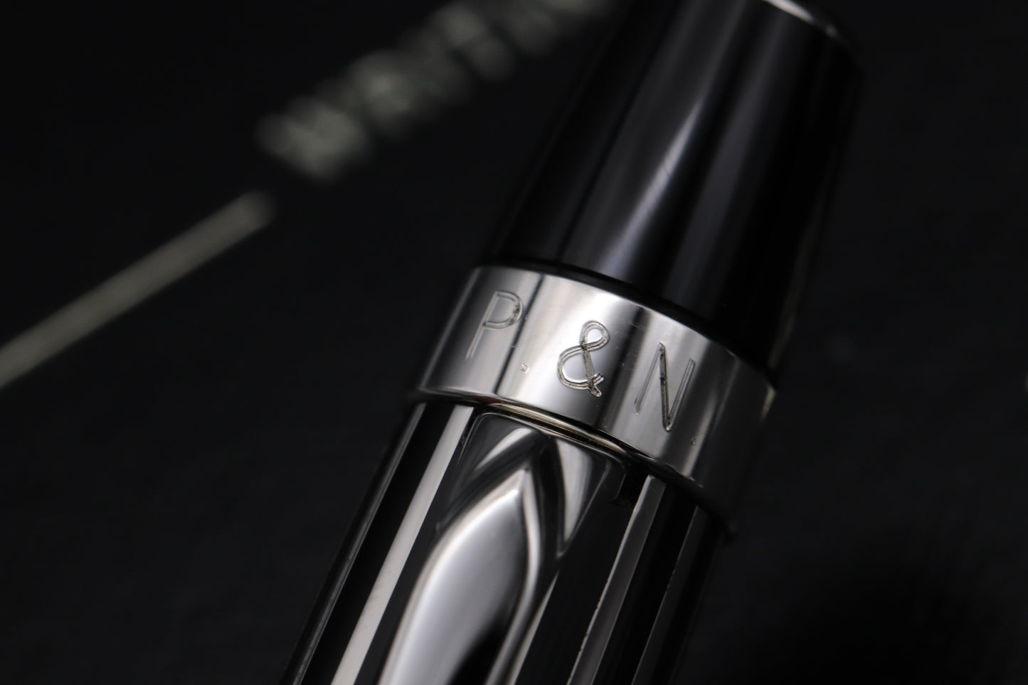 Montblanc Boheme Crystal Striped Platinum Coated Ballpoint Pen