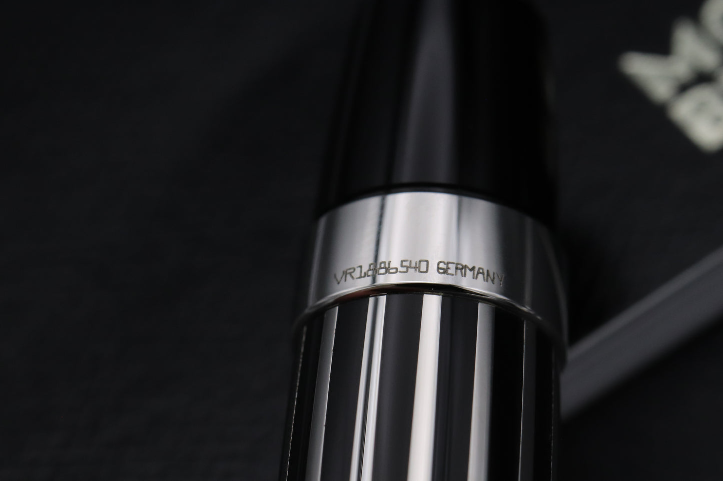Montblanc Boheme Crystal Striped Platinum Coated Ballpoint Pen