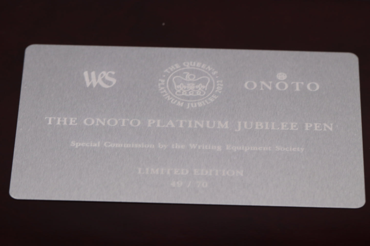 Onoto Magna The Queen's Platinum Jubilee LE70 Fountain Pen - UNUSED