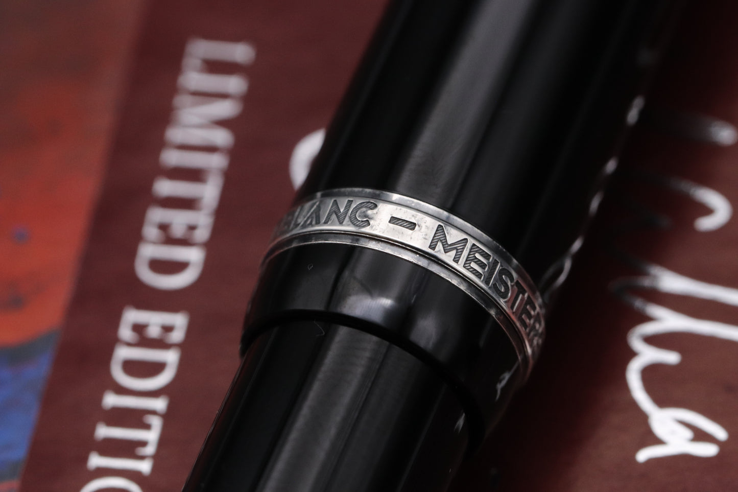 Montblanc Writers Edition Agatha Christie Sterling Silver Fountain Pen - Medium Nib