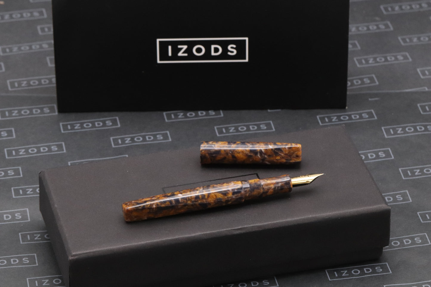 Newton Prospector OMAS Saffron Celluloid Fountain Pen - OMAS Jerusalem Nib