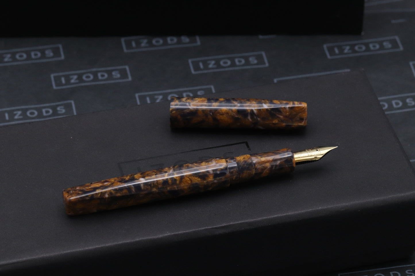 Newton Prospector OMAS Saffron Celluloid Fountain Pen - OMAS Jerusalem Nib