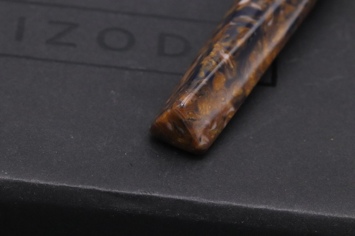 Newton Prospector OMAS Saffron Celluloid Fountain Pen - OMAS Jerusalem Nib