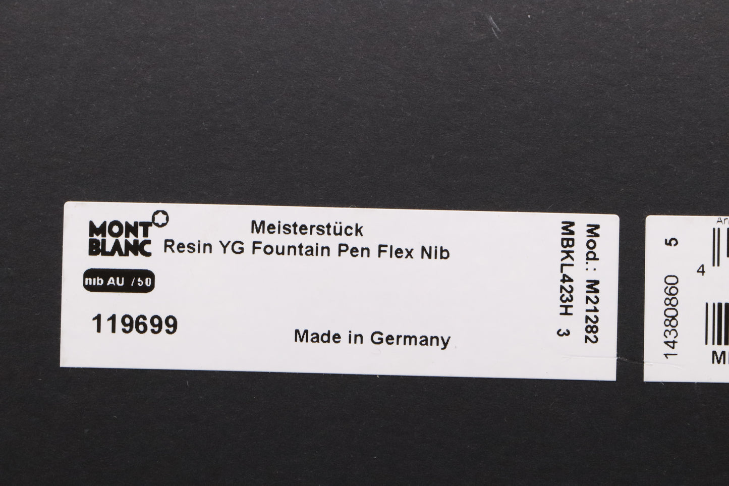 Montblanc Meisterstuck 149 Calligraphy Flex Fountain Pen