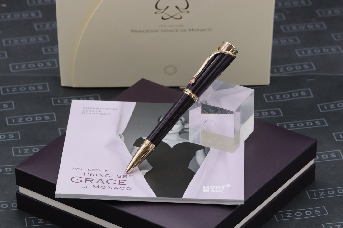 Montblanc Princesse Grace de Monaco Purple Ballpoint Pen
