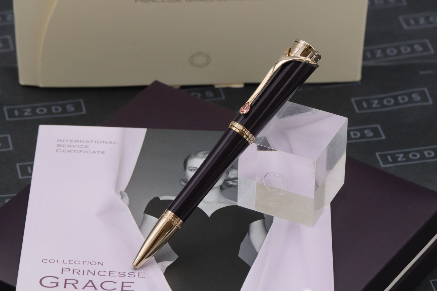 Montblanc Princesse Grace de Monaco Purple Ballpoint Pen