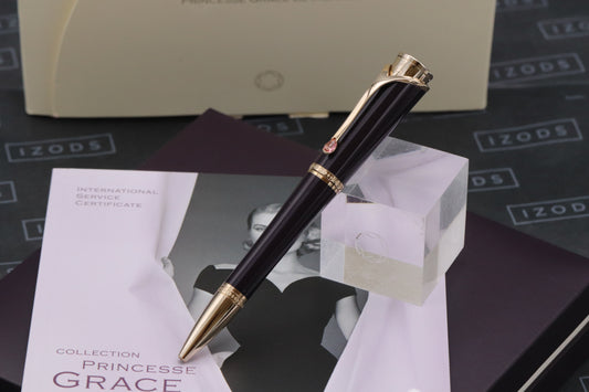 Montblanc Princesse Grace de Monaco Purple Ballpoint Pen