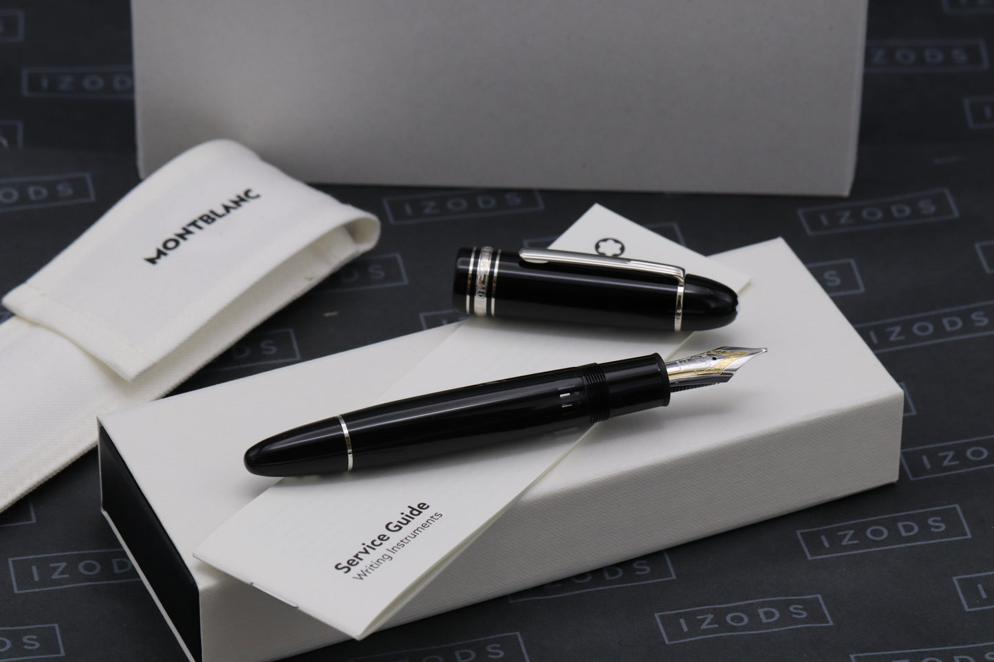 Montblanc Meisterstuck 149 Platinum-Coated Fountain Pen - UNUSED - Broad Nib