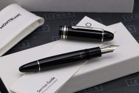 Montblanc Meisterstuck 149 Platinum-Coated Fountain Pen - UNUSED - Broad Nib