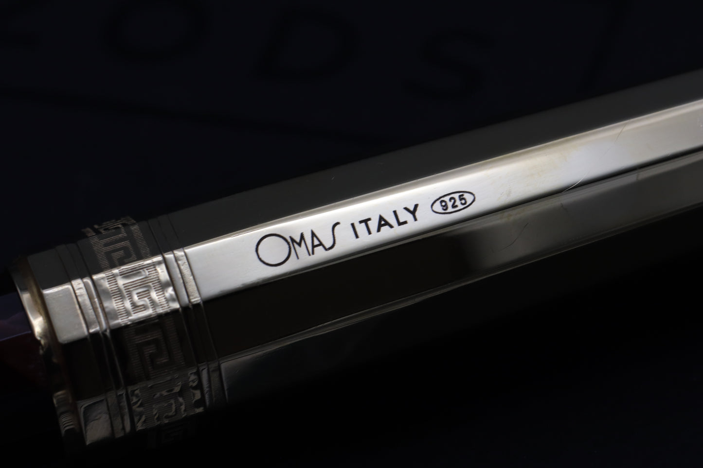 Omas Paragon Red Scarlet Celluloid Preziose Fountain Pen - Kodachi Nib Grind