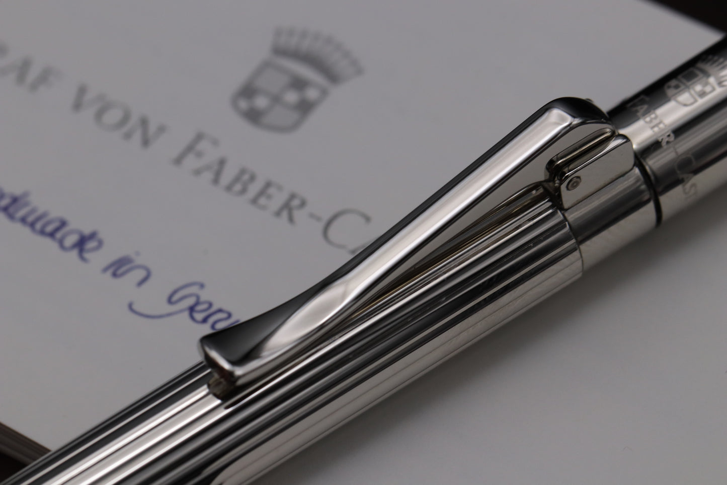 Graf von Faber-Castell Classic Platinum Plated Ballpoint Pen