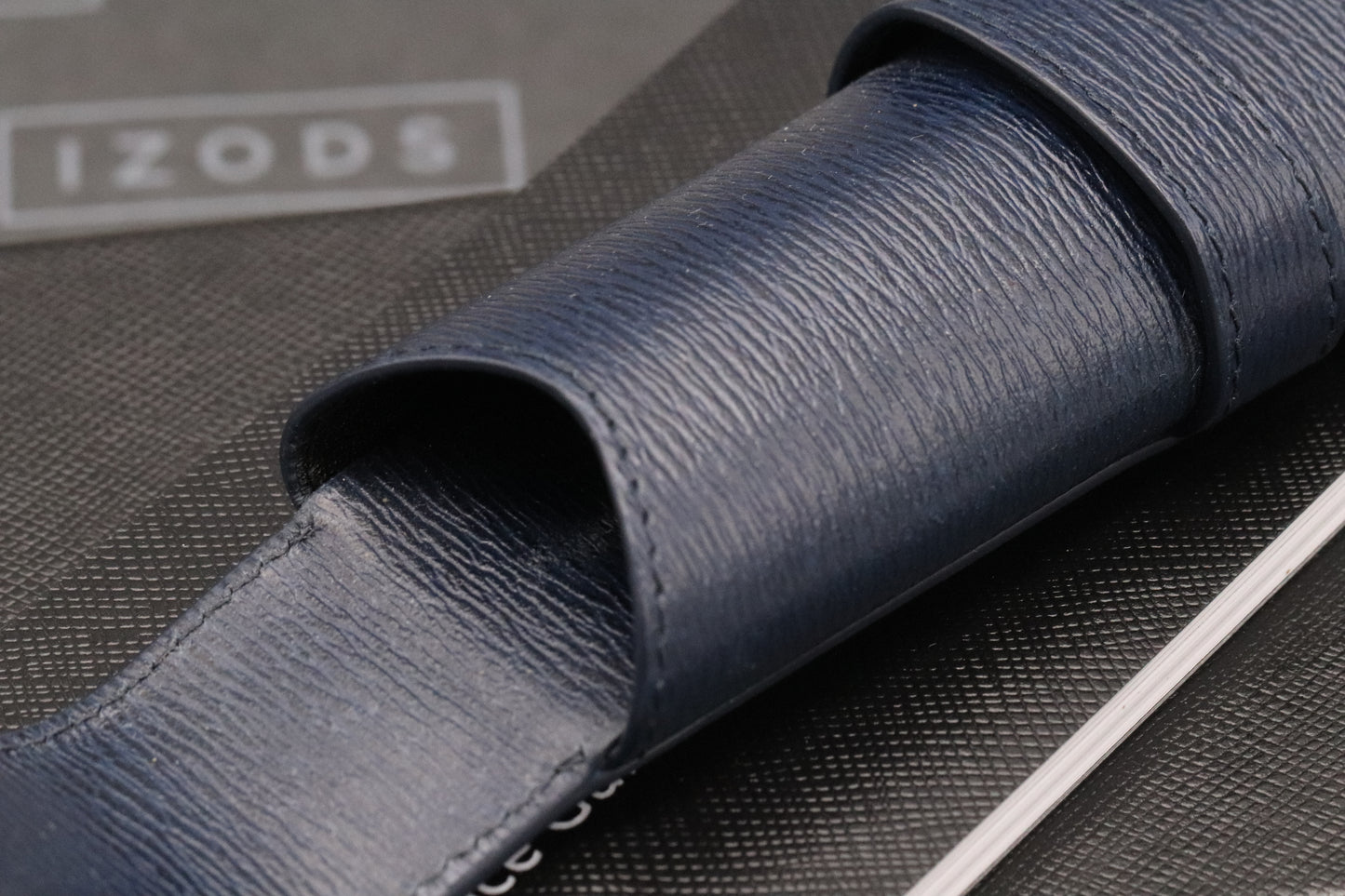Montblanc Meisterstuck 1 Pen Westside Blue Leather Pouch