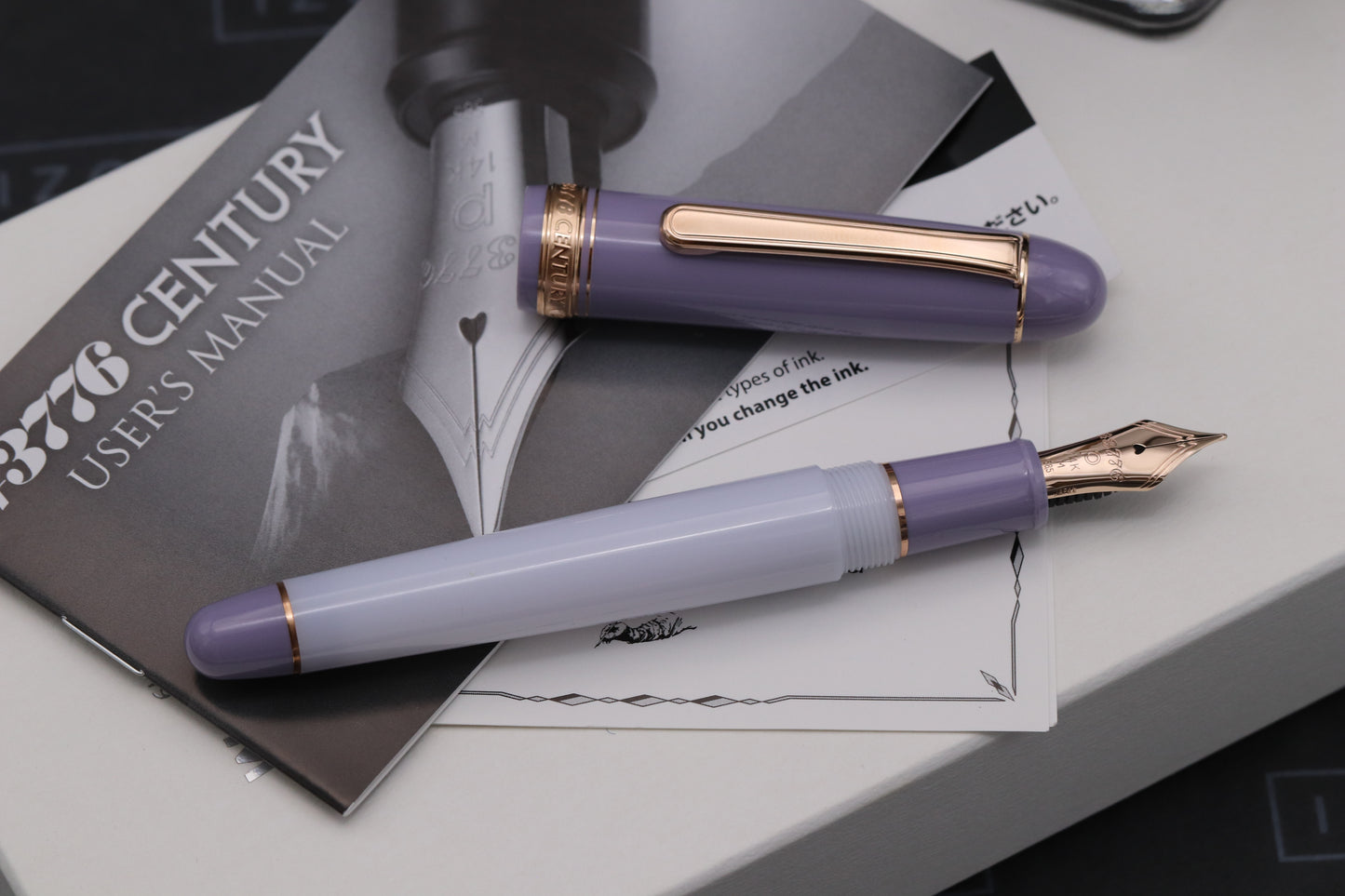 Platinum 3776 Century Misty Bloom Limited Edition Fountain Pen - DIPPED