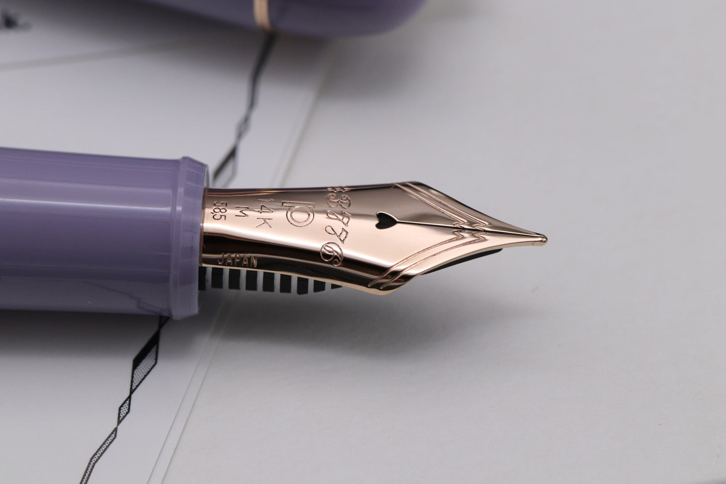 Platinum 3776 Century Misty Bloom Limited Edition Fountain Pen - DIPPED